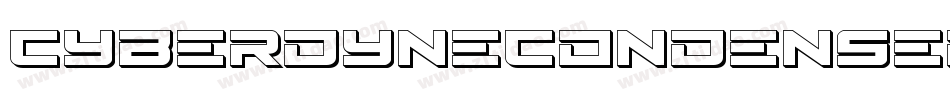 CyberdyneCondensedItalic-lyWd字体转换