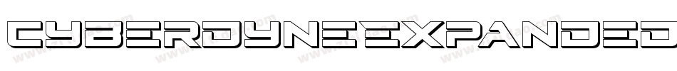 CyberdyneExpandedItalic-mzam字体转换