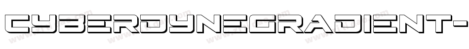 CyberdyneGradient-nzyg字体转换