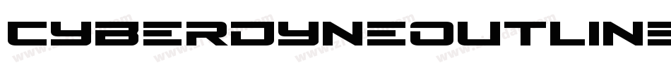 CyberdyneOutlineItalic-2aXd字体转换