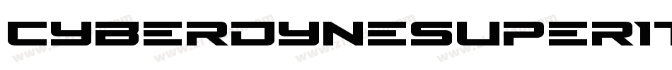 CyberdyneSuperItalic-wzVx字体转换