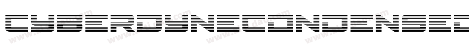 CyberdyneCondensedItalic-lyWd字体转换