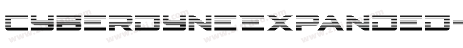CyberdyneExpanded-7xeK字体转换