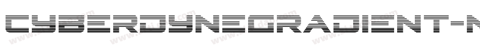 CyberdyneGradient-nzyg字体转换