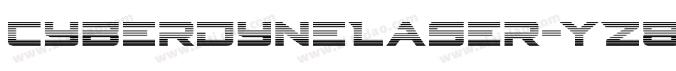 CyberdyneLaser-YZ8O字体转换