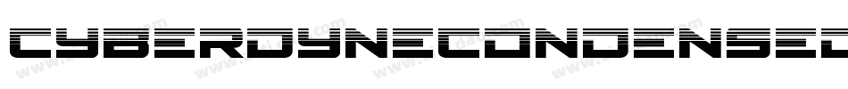CyberdyneCondensed-9DaK字体转换