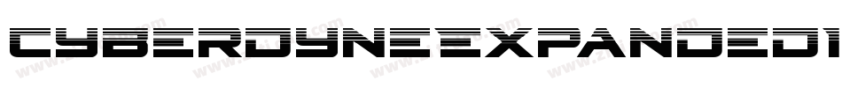 CyberdyneExpandedItalic-mzam字体转换