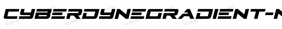 CyberdyneGradient-nzyg字体转换