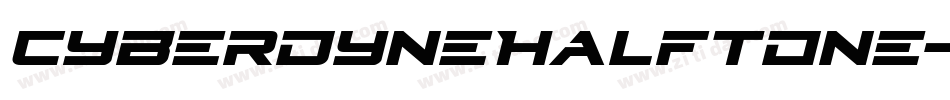 CyberdyneHalftone-R4zA字体转换