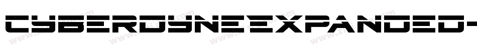 CyberdyneExpanded-7xeK字体转换