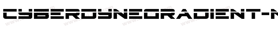CyberdyneGradient-nzyg字体转换