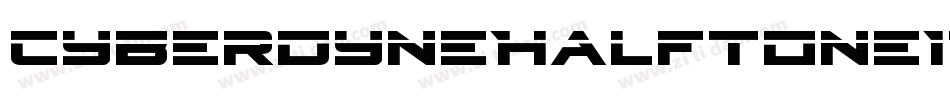 CyberdyneHalftoneItalic-B8yd字体转换