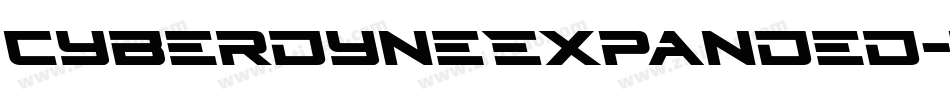 CyberdyneExpanded-7xeK字体转换
