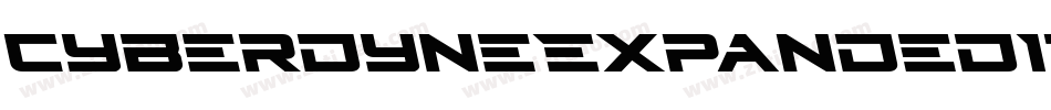 CyberdyneExpandedItalic-mzam字体转换