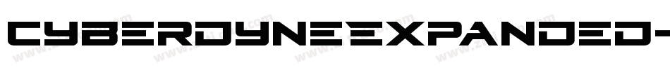 CyberdyneExpanded-7xeK字体转换