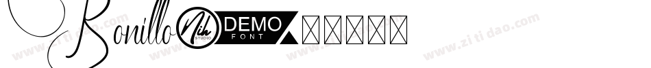 Bonillo字体转换