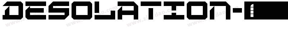 Desolation字体转换