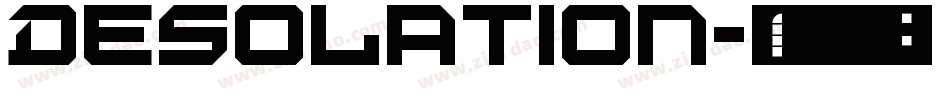 Desolation字体转换