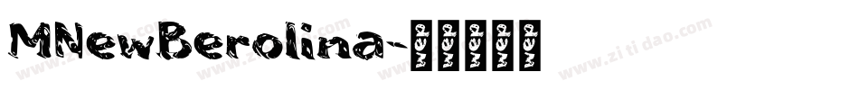 MNewBerolina字体转换