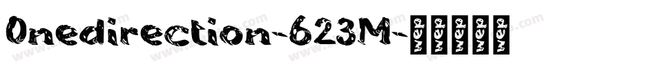 Onedirection-623M字体转换