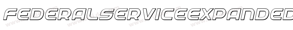 FederalServiceExpanded-oaRV字体转换