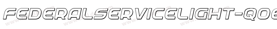 FederalServiceLight-qO6x字体转换