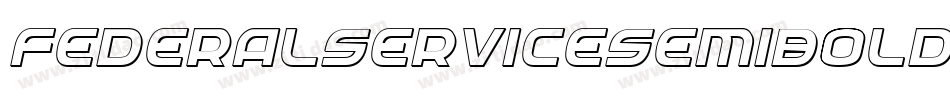 FederalServiceSemiBold-yRZq字体转换