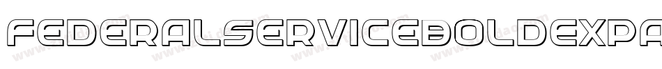 FederalServiceBoldExpanded-dmo6字体转换