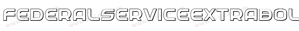 FederalServiceExtraboldExpanded-av8x字体转换