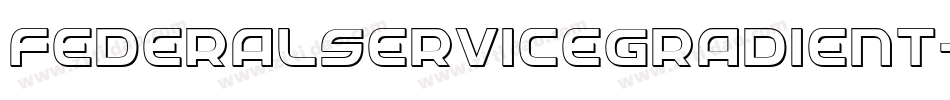 FederalServiceGradient-ZBwJ字体转换