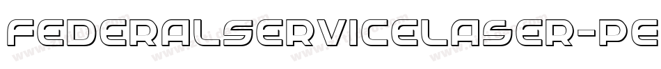 FederalServiceLaser-pEjR字体转换