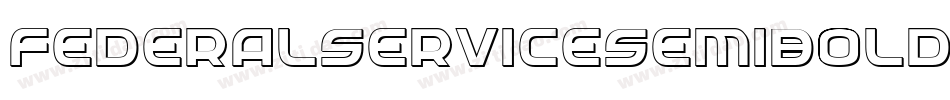 FederalServiceSemiBoldCondensed-9RW7字体转换