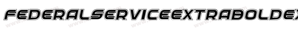 FederalServiceExtraboldExpanded-av8x字体转换