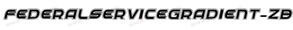 FederalServiceGradient-ZBwJ字体转换