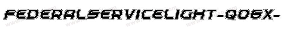 FederalServiceLight-qO6x字体转换