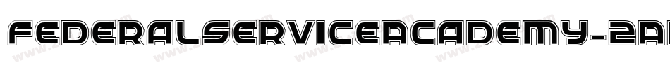 FederalServiceAcademy-2Arw字体转换