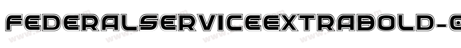 FederalServiceExtrabold-0A84字体转换