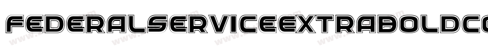 FederalServiceExtraboldCondensed-edox字体转换