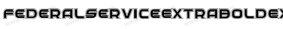 FederalServiceExtraboldExpanded-av8x字体转换