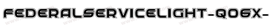 FederalServiceLight-qO6x字体转换