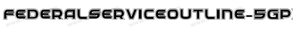 FederalServiceOutline-5GPx字体转换