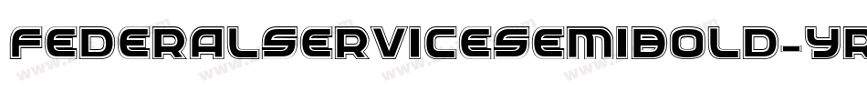 FederalServiceSemiBold-yRZq字体转换