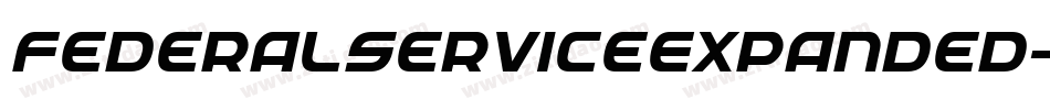 FederalServiceExpanded-oaRV字体转换