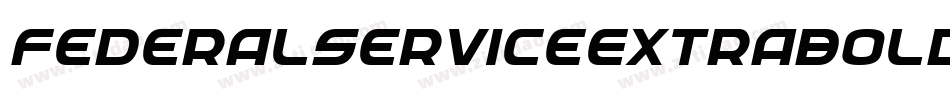 FederalServiceExtrabold-0A84字体转换