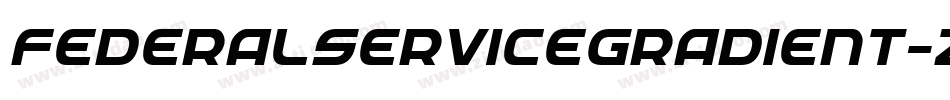 FederalServiceGradient-ZBwJ字体转换