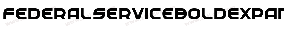 FederalServiceBoldExpanded-dmo6字体转换