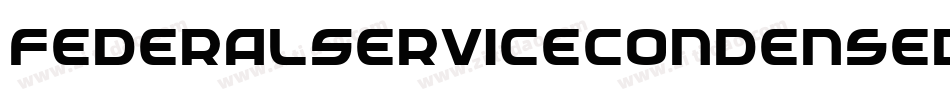 FederalServiceCondensedItalic-gLAY字体转换