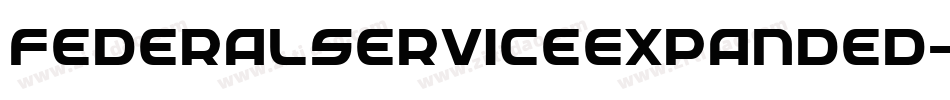 FederalServiceExpanded-oaRV字体转换