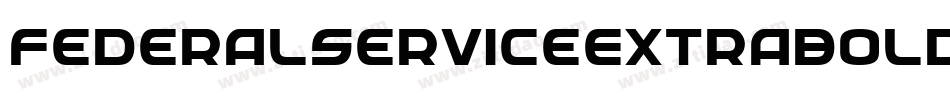 FederalServiceExtraboldCondensed-edox字体转换