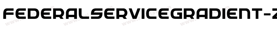 FederalServiceGradient-ZBwJ字体转换